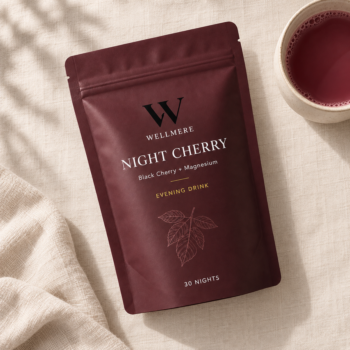 Night Cherry – Black Cherry + Magnesium Evening Drink